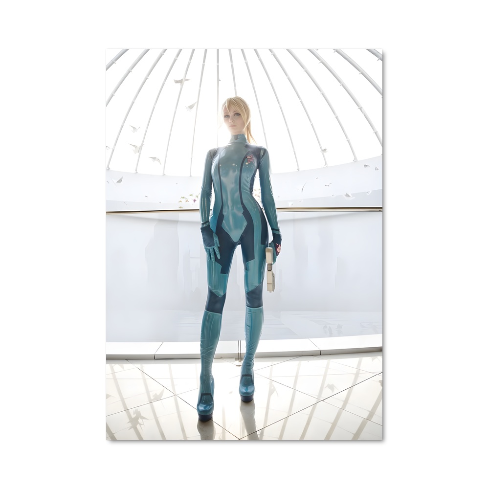 Poster Samus en Bleu